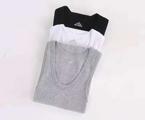 Bas prix musculation Fitness hommes débardeur nouveau coton sans manches hommes gilet - Product Image 2