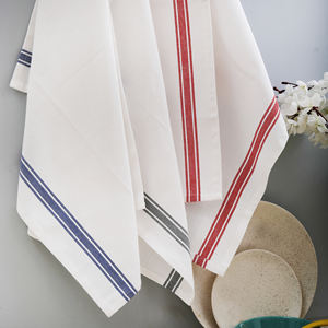 Paños de limpieza de cocina de algodón 100% con patrón de cuadros cuadrados tejidos para uso doméstico Toallas de cocina - Product Image 5