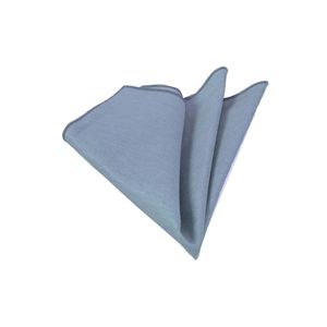 ผ้าพันคอผ้าฝ้ายลายทางสีฟ้าเมทัลลิก - Product Image 1