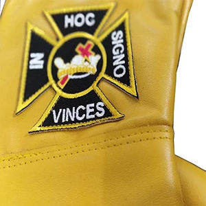 Guantes de cuero Master Mason Blue Lodge Guantes de cuero con guantes de cuero bordados de Pakistán - Product Image 4