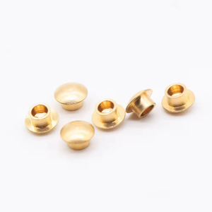 Rivets en laiton à tête ronde semi-tubulaires, prix d'usine - Product Image 1