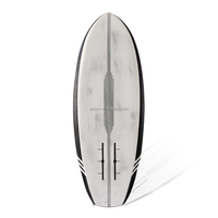 Planche de surf dure en fibre de carbone Hydrofoil Downwind SUP Board avec pagaie sur pied pour le surf et la pêche en eau océanique