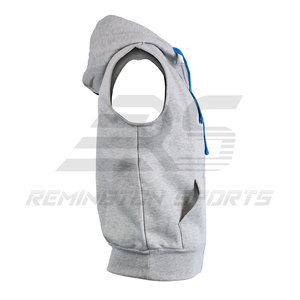 Pakistan Made Men <b>Sleeveless</b> <b>Hoodie</b> Solid Color Top Quality Customized Men <b>Sleeveless</b> <b>Hoodie</b> for Sale - Product Image 2