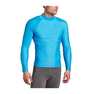 Camisa de gimnasio de compresión Lisa para hombres adultos niños Mma Rashguard ligero Rash Guard mangas completas hombres Rush Guard - Product Image 1