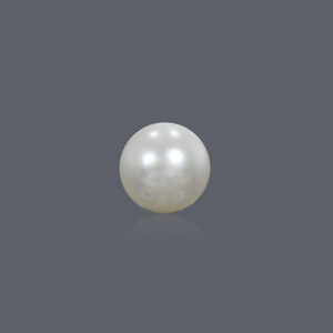 Perle de Basra 2,75 carats, naturelle, d'eau douce, blanche, en forme de riz, perle lâche pour la fabrication de bijoux, trou personnalisé - Product Image 1