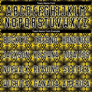 Conjunto Deportivo de Fútbol para Hombre, Negro y Amarillo, Estampado, Transpirable, de Secado Rápido, de Poliéster, con Logotipo, Nombre y Número Personalizables - Product Image 2