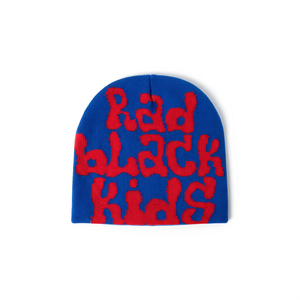 Gorro Azul con Diseño de Gráficos Radiales - Product Image 2