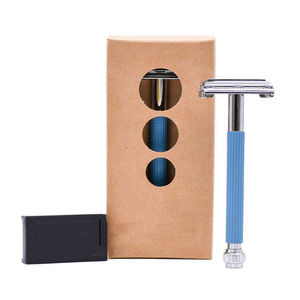 Prix d'usine Kaamir Instruments Rasoir de sécurité réutilisable à lame unique en acier inoxydable de qualité supérieure pour le visage et le corps pour hommes - Product Image 5