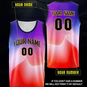Nouveau stock, jersey de basket-ball en polyester pur, impression personnalisée, motif, séchage rapide, meilleur service OEM abordable, jersey de basket-ball - Product Image 6