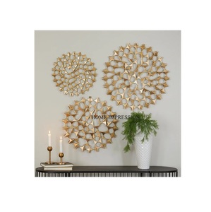 Art mural en métal de haute qualité Design traditionnel fait à la main taille personnalisée tenture murale décorative intérieur de bureau à domicile bon prix - Product Image 5