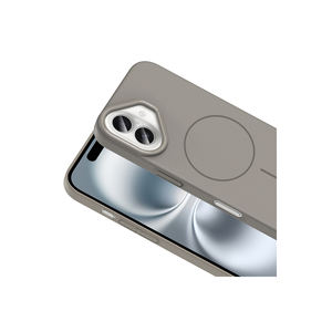 Coque en silicone Ruby compatible MagSafe pour iPhone 13 Pro-16, style givré, protection arrière spéciale pour téléphone portable - Product Image 6