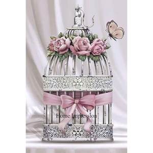 Cadre et support en métal plaqué or de haute qualité avec bougeoir en perles de cristal clair ensemble de 3 fournitures de pièce maîtresse de mariage - Product Image 3