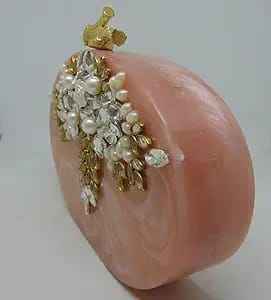 Vente en gros de pochette de luxe en cristal avec strass belle résine sacs à main de soirée pour dame avec strass pochette de soirée pour femmes - Product Image 3