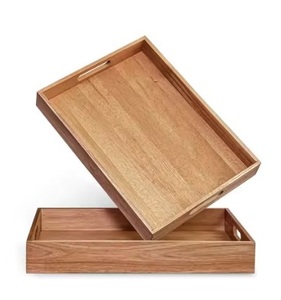 Servir avec style avec notre plateau en bois de qualité supérieure, parfait pour les collations, le thé, la décoration et les cadeaux, plateaux faits à la main et écologiques, vente à chaud - Product Image 6