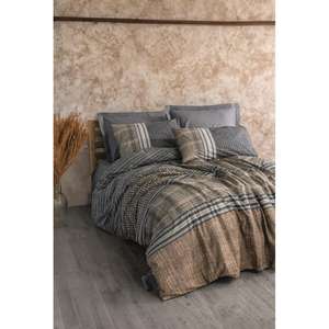 ชุดปลอกผ้านวมสองชั้นผ้าฝ้ายแอนทราไซต์ timbre - Product Image 2