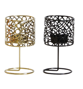 Set of Two Thanks Giving Votive Latest Metal Candle Holder Black Finished Metal Candle Stand Stylish Metal Candle Holder - Product Image 4