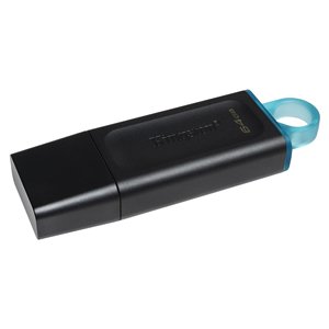 DATATRAVELER Exodia <b>USB</b> <b>Flash</b> <b>Drive</b> Chiavetta 64GB Type-A Black Blue 2.0 Interface Metal Plastic <b>Flash</b> Chip Stock Box Packaging - Product Image 3