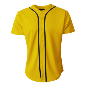 Maillot de baseball à boutons personnalisé pour hommes et femmes Uniformes de sport hipster hip hop pour adultes Chemises de baseball respirantes - Product Image 5