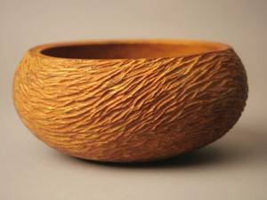 MEILLEUR BOL-BOL À FRUITS EN BOIS NATUREL, Bol En Bois Décoratif pour Table Bureau Home Decor ustensiles de cuisine - Product Image 2