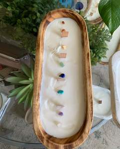 Grand bol à pâte en bois massif résistant au feu |   Finition artisanale raffinée |   Vente en gros directe d'usine - Product Image 1