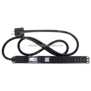 PDU intelligent universel triphasé 2C13 4C19 30A avec prise L6-30P, contrôle réseau, surveillance, 380V 415V, pour l'exploitation minière - Product Image 5