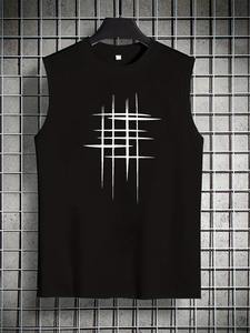 Entraînement Gym hommes débardeur gilet Muscle sans manches vêtements de sport chemise Stringer mode vêtements musculation coton Fitness maillots - Product Image 5