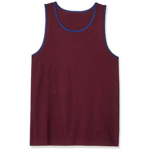 OEM personnalisé 2025 grande taille hommes coton Gym débardeurs respirant tricoté Fitness musculation entraînement Singlet rayé conception - Product Image 5