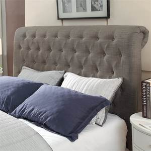 TH-H8123 Modern Hotel Style Queen Size Upholstered Fabric Bed Headboard Storage Extendable for Home Bedroom Kitchen Furniture - Product Image 5