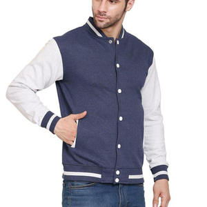Vestes de baseball vintage à logo personnalisé OEM, broderie streetwear, décontractées, lettres, varsity, grandes tailles pour hommes, veste d'hiver - Product Image 1