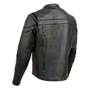 Wholesale Genuine <b>Biker</b> Leather <b>Jacket</b> for Men Bomber Winter OEM ODM Services Top Selling Men Stylish Leather <b>Jackets</b> - Product Image 3