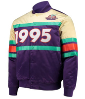 Blouson universitaire d'hiver 2025 LSU en satin, personnalisé, style urbain, col montant, 100 % laine, broderie, pour homme