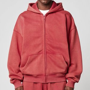 Chándal de lavado ácido al por mayor de moda logotipo impreso personalizado para hombres ropa de calle chándales de alta demanda para conjuntos transpirables de invierno - Product Image 5