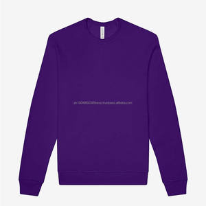 Bella toile hommes coton col rond sweat unisexe Style pull décontracté surdimensionné ample automne haut pulls - Product Image 1