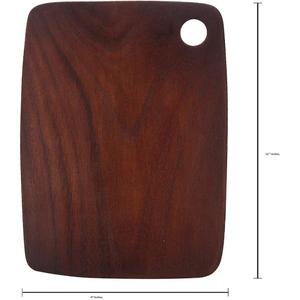Tabla de cortar de Acacia con acabado natural y bandeja de servicio, plato para galletas, Pizza, queso, tabla de cortar de madera sostenible más vendida - Product Image 4