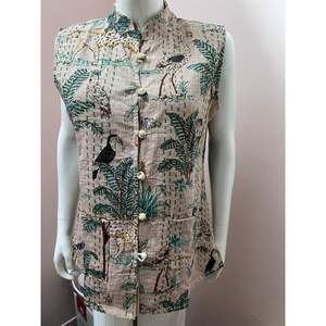 Robe de bureau élégante pour femmes Kantha vestes qualité standard pour un usage quotidien fournisseur indien taille naturelle longueur midi - Product Image 2