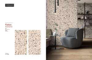 LÁMINAS DE TERRAZZO, AZULEJOS DE PORCELANA CON SUPERFICIE DE TALLADO DE ALMENDRA - Product Image 3