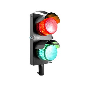 Feux de signalisation routière à double clignotement avec haute visibilité, construction en ABS/PC/métal/plastique pour avertissements routiers et cônes de signalisation - Product Image 1