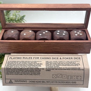 DMC Caja de madera vintage pulida ecológica Colgante de pared Regalo de boda y decoración del hogar Hecho EN LA India - Product Image 5