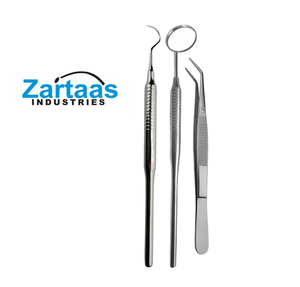 Fabricante y exportador de instrumentos quirúrgicos de juego dental manual de acero inoxidable de alta calidad - Product Image 1