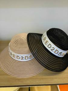 Chapeau de paille hawaïen pliable à large bord pour femmes accessoire de protection solaire d'été pour les voyages de pêche quotidiens en plein air - Product Image 2