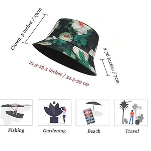 Sombrero de invierno Diseño personalizado Logotipo personalizado Gorra de cubo Lisa Logotipo personalizado Sombrero de cubo Bordado Logotipo de algodón Sombreros de cubo Gorras - Product Image 3