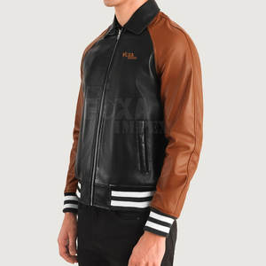 Vestes Lettermen de conception OEM Veste d'hiver légère à col montant en laine et tissu de haute qualité fabriquée au Pakistan - Product Image 2