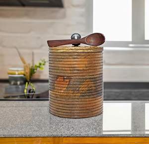 Récipient en bois de créateur pour faveurs de mariage utilisé dans des boîtes cadeaux personnalisées Pot organisateur en bois fabriqué idéal pour la décoration de cuisine - Product Image 6