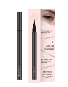Deoproce Easy Drawing Pen Eyeliner Noir Fabriqué en Corée - Product Image 1