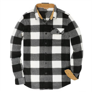 Chemise en flanelle à carreaux respirante et confortable pour homme, grande taille, élégante, chaude, en coton, à simple boutonnage, collection 2026 - Product Image 1