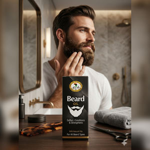 Aceite Natural para Barba a Base de Hierbas, Calidad Premium, Aceite para el Cuidado Masculino, Hidratante, Venta al Por Mayor, Suministro a Granel, Marca Privada - Product Image 2