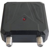 Antena de TV Digital para Interiores WEB MT210 12V 300mA, Fuente de Alimentación, Soporte de Pared de Plástico, Italia, EAN 8053323552017