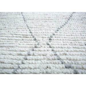 Alfombras de Lana Tejidas a Mano Manifest Ivory AKWL-1140 con Patrón Geométrico Abstracto para Sala de Estar, Dormitorio, Pasillo, 10 mm, Tabriz - Product Image 3