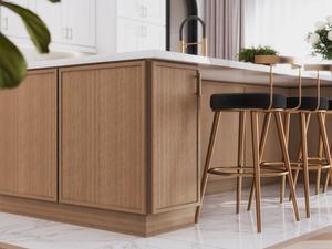 SANYANG Design moderne européen UV mélamine MDF ensemble d'armoires de cuisine sur pied en bois complet armoire modulaire support d'évier cuisine - Product Image 2