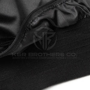 Hommes à la mode en cuir manches Varsity Jacket Classic Sports Bomber Jacket pour l'hiver Streetwear Fashion - Product Image 4